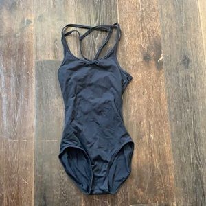 capezio leotard with a strappy back!